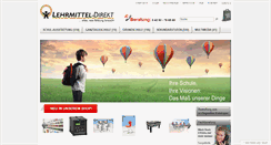 Desktop Screenshot of lehrmittel-direkt.de